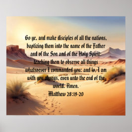 Bible Verse Template, Value Poster Paper (Matte) ポスター