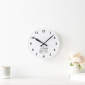 Bible Verse White Wall Round Clock ラウンド壁時計 (ホーム)