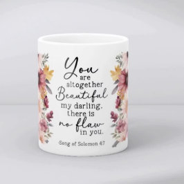 Bible Verse You are Beautiful Coffee Mug コーヒーマグカップ