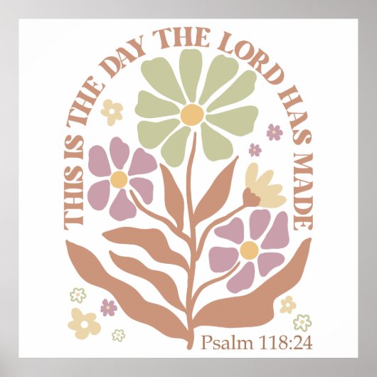 Bible Verses Wildflower  ポスター (正面)