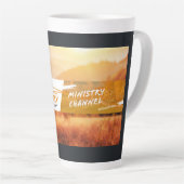 BIBLENKJV.COM™ 🛐 #LMUG カフェラテマグ (右アングル)