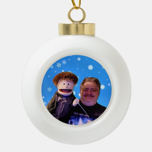 BIBLENKJV.COM™ 🛐 #SNOWFLAKE セラミックボールオーナメント (正面)