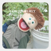 BIBLENKJV.COM™ 🛐 #STICKER スクエアシール (正面)