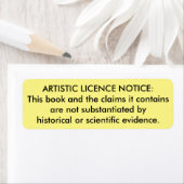 Bibles芸術的の「ライセンス」シール ラベル (インサイチュ)