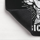 Bibles And Biceps Funny Christian Weightlifting Wo マウスパッド (コーナー)