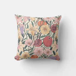 Biblical Blooms Seamless Pattern  クッション