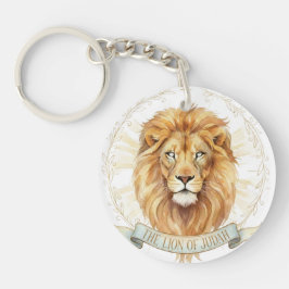 Biblical WatercolorAcrylic Keychain Lion of Judah  キーホルダー