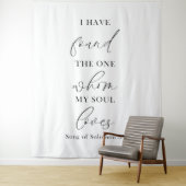 Biblical Wedding Backdrop – I Have Found the One タペストリー (インサイチュ)