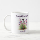 Biblical Womanhood Jael Inspirational Scripture コーヒーマグカップ (左)