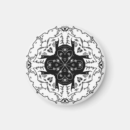 Biblically accurate angel  マグネット (正面)