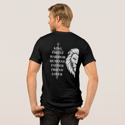 Biblically Masculine トライブレンドTシャツ (裏面全面)