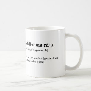 Bibliomaniaの定義および発音 コーヒーマグカップ