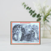 Bibliomania: Shakespeare The Tempest ポストカード (スタンド正面)