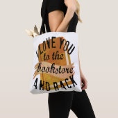 Bibliophileのバッグを読む愛書家のトートバック本 トートバッグ (クローズアップ)