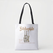 Bibliophileはトート2味方しました トートバッグ (正面)