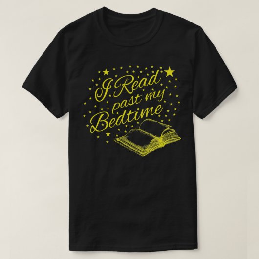 Bibliophile本おたくI読過去My Bedtime Pullo Tシャツ (デザイン正面)