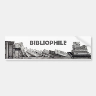 Bibliophile: 愛書家: 本の虫: 鉛筆の芸術 バンパーステッカー