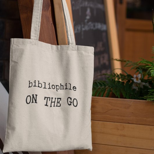 Bibliophile on the クール Go Book Lover Gift トートバッグ