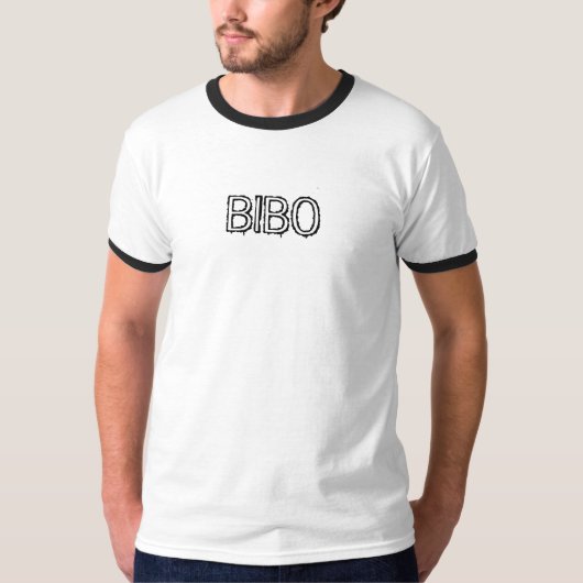 BIBO - "ビール、ビール" Tシャツ (正面)