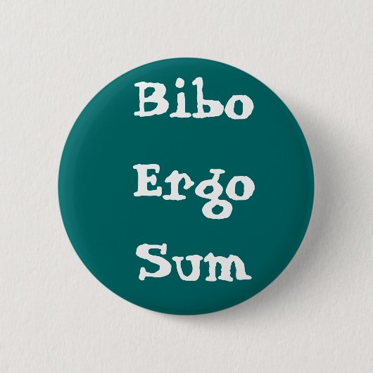 Bibo Ergo Sum 缶バッジ (正面)