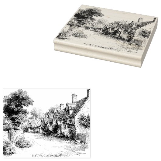 Bibury Cotswolds Stamp ラバースタンプ (押印)