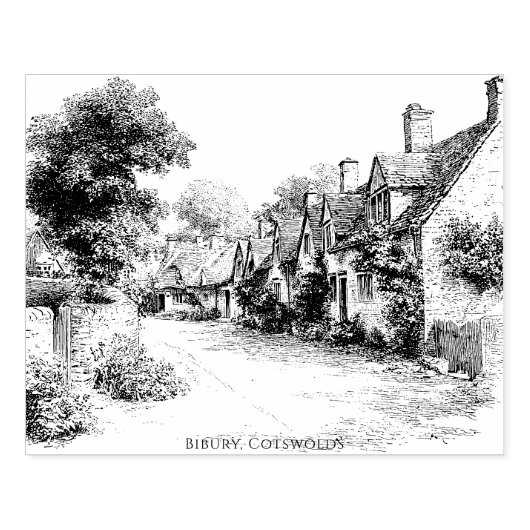 Bibury Cotswolds Stamp ラバースタンプ (インプリント)
