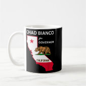 Bicanco 2026 Chad Bianco For Governor Of Californi コーヒーマグカップ (左)