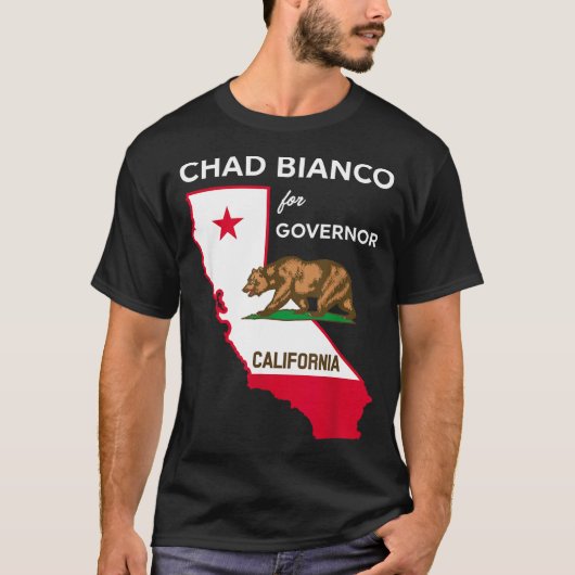 Bicanco 2026 Chad Bianco For Governor Of Californi Tシャツ (正面)