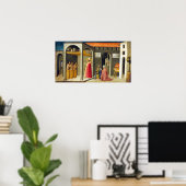 Bicci di Lorenzo Saint Nicholas Resuscitating ポスター (ホームオフィス)