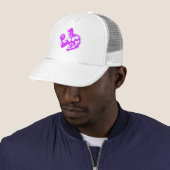 Bicep Curl Minimalist Gym - Purple Fitness Design キャップ (インサイチュ)