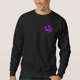 Bicep Curl Minimalist Gym - Purple Fitness Design スウェットシャツ