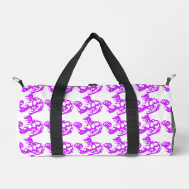 Bicep Curl Minimalist Gym - Purple Fitness Design ダッフルバッグ
