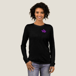 Bicep Curl Minimalist Gym - Purple Fitness Design トライブレンドTシャツ