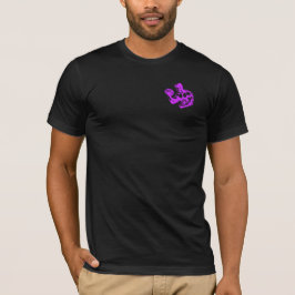 Bicep Curl Minimalist Gym - Purple Fitness Design Tシャツ