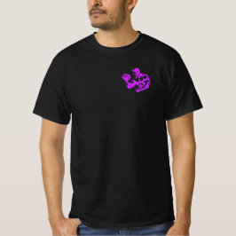 Bicep Curl Minimalist Gym - Purple Fitness Design Tシャツ