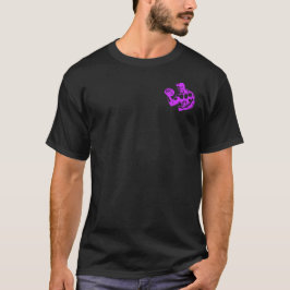 Bicep Curl Minimalist Gym - Purple Fitness Design Tシャツ