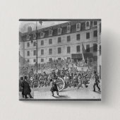 Bicetreの囚人の到着 缶バッジ (正面)