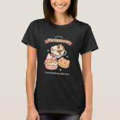 Bichi Mao Patisserie Fresh Bread Kneaded Cute Cat Tシャツ (正面)