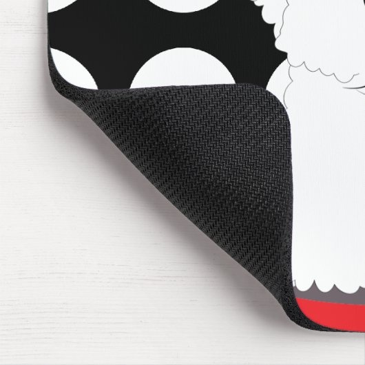 Bichonの子犬 マウスパッド (コーナー)