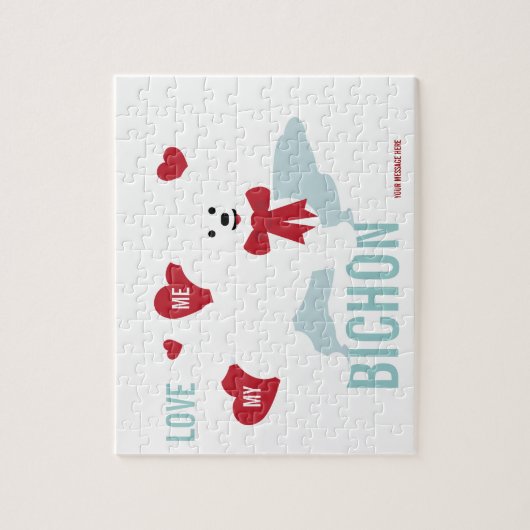 Bichonの恋人のパズル ジグソーパズル (縦)