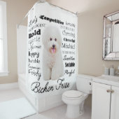 Bichonの特性のシャワー・カーテン シャワーカーテン (インサイチュ)