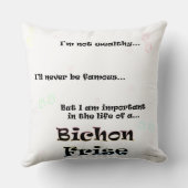 Bichonの生活において重要 クッション (裏面)