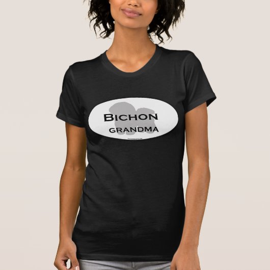 Bichonの祖母 Tシャツ (正面)