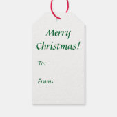 Bichonクリスマスギフトタグ ギフトタグ (裏面)