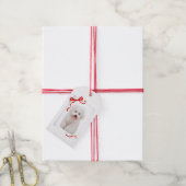 Bichonクリスマスギフトタグ ギフトタグ (より糸付き)