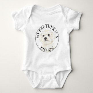 Bichon Big Brother ベビーボディスーツ