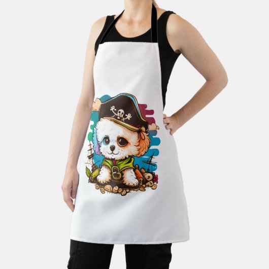Bichon Dog Pirate エプロン (インサイチュ)