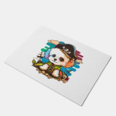 Bichon Dog Pirate ドアマット (アングル)