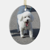 Bichon Friseのオーナメント セラミックオーナメント (右)
