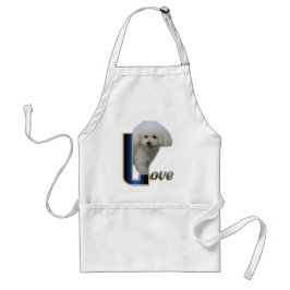 Bichon Friseのギフト スタンダードエプロン